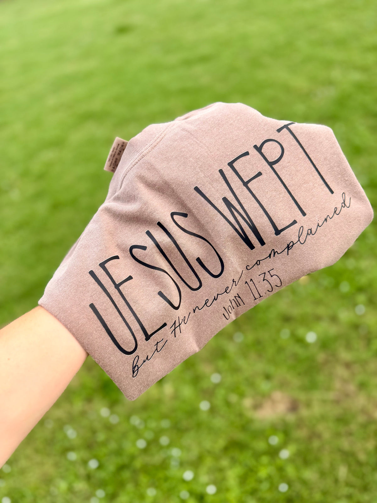 Jesus Wept Faith Graphic T-Shirt