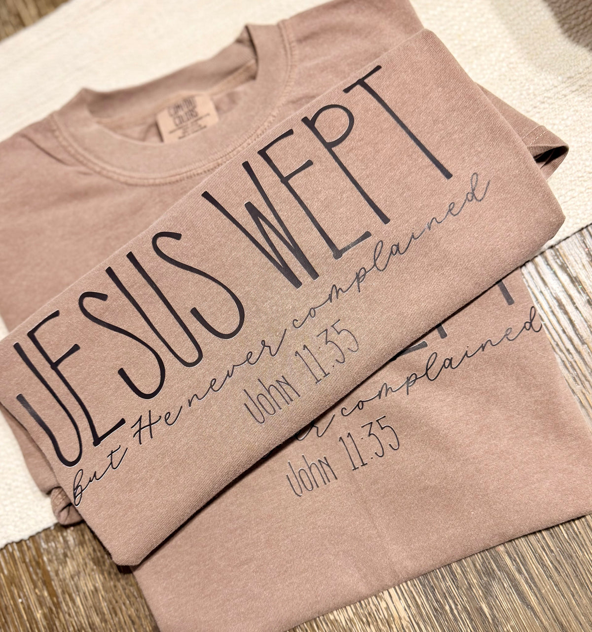 Jesus Wept Faith Graphic T-Shirt