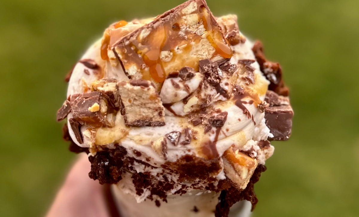 Snickers Cake Jar