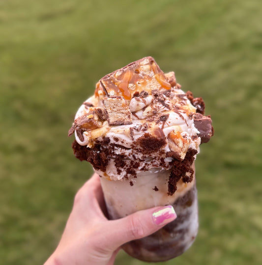 Snickers Cake Jar