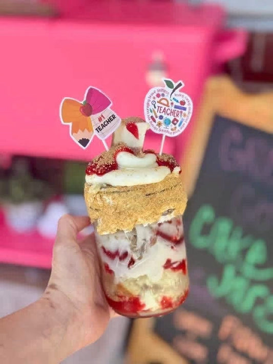 Teacher Gift Cake Jar